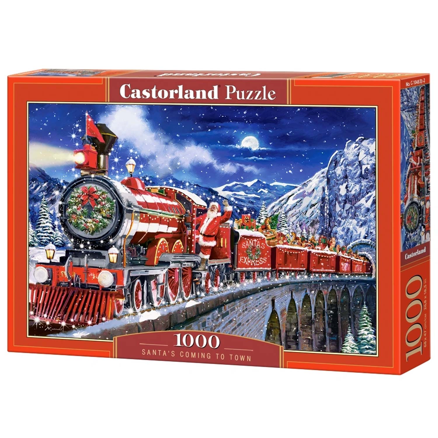 Santa's Coming To Town 1000 Bitar Castorland - 2