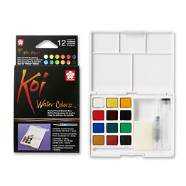 Koi Water Colors Sketch Box 12 Set