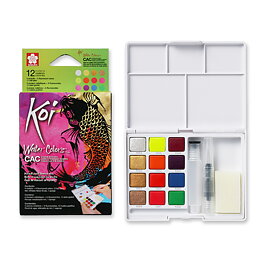 Koi Water Colors Sketch Box 12 Set