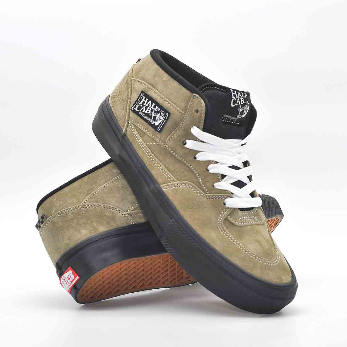 Vans - Skate Half Cab Pig Suede Olive/Black - Appertiff Workshop