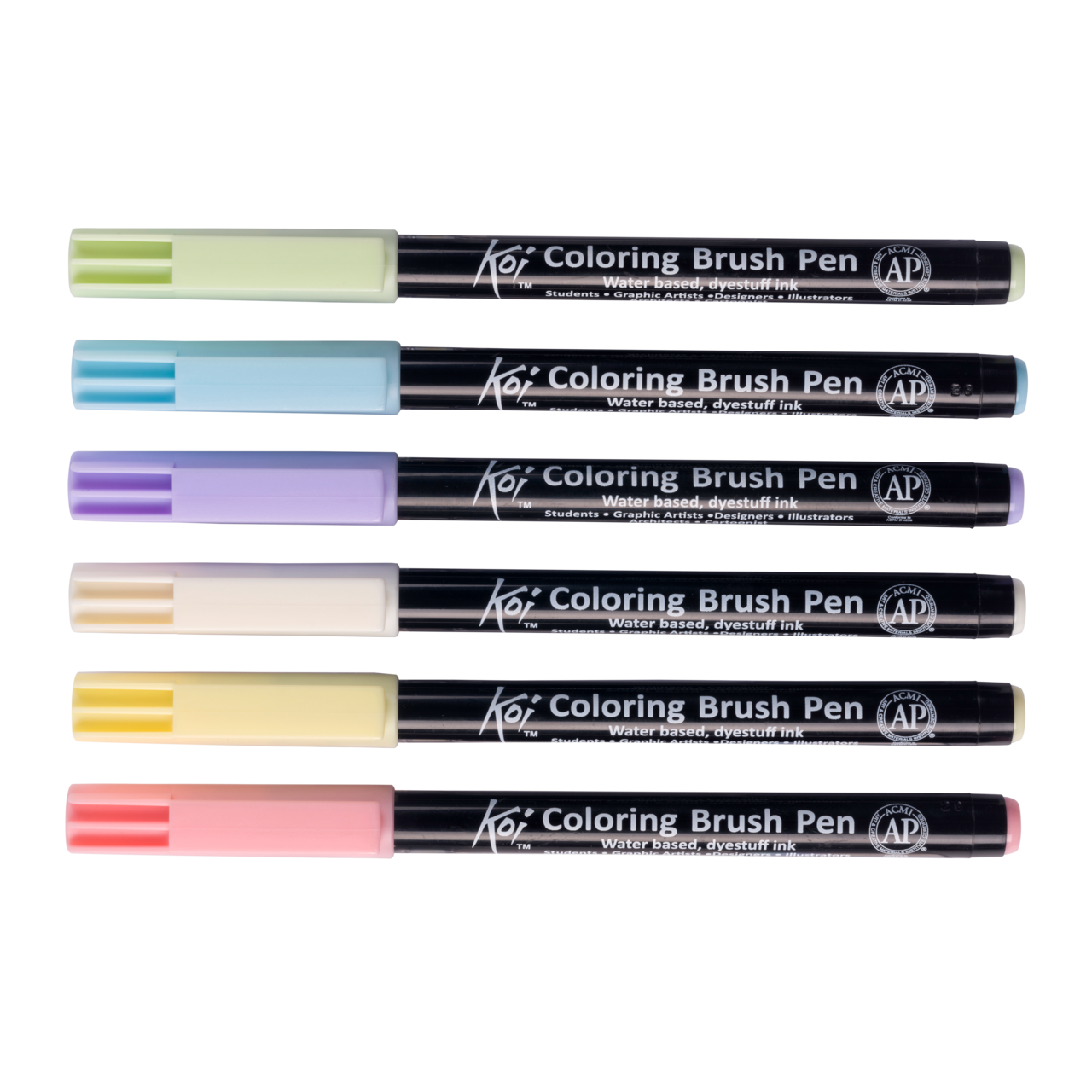 Koi Coloring Brush Pen set Pastel - 2