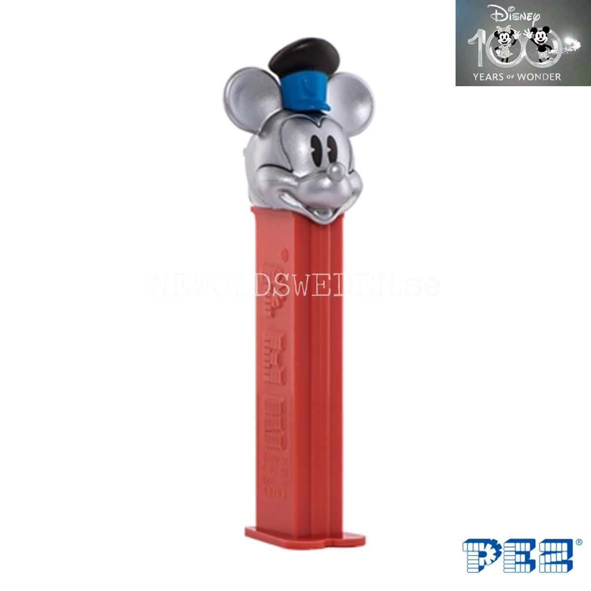 PEZ Special TWINPACK Retro Mickey & Minnie (Disney 100 Years) + Candy - LIMITED EDITION COLLECTOR-SET - 6