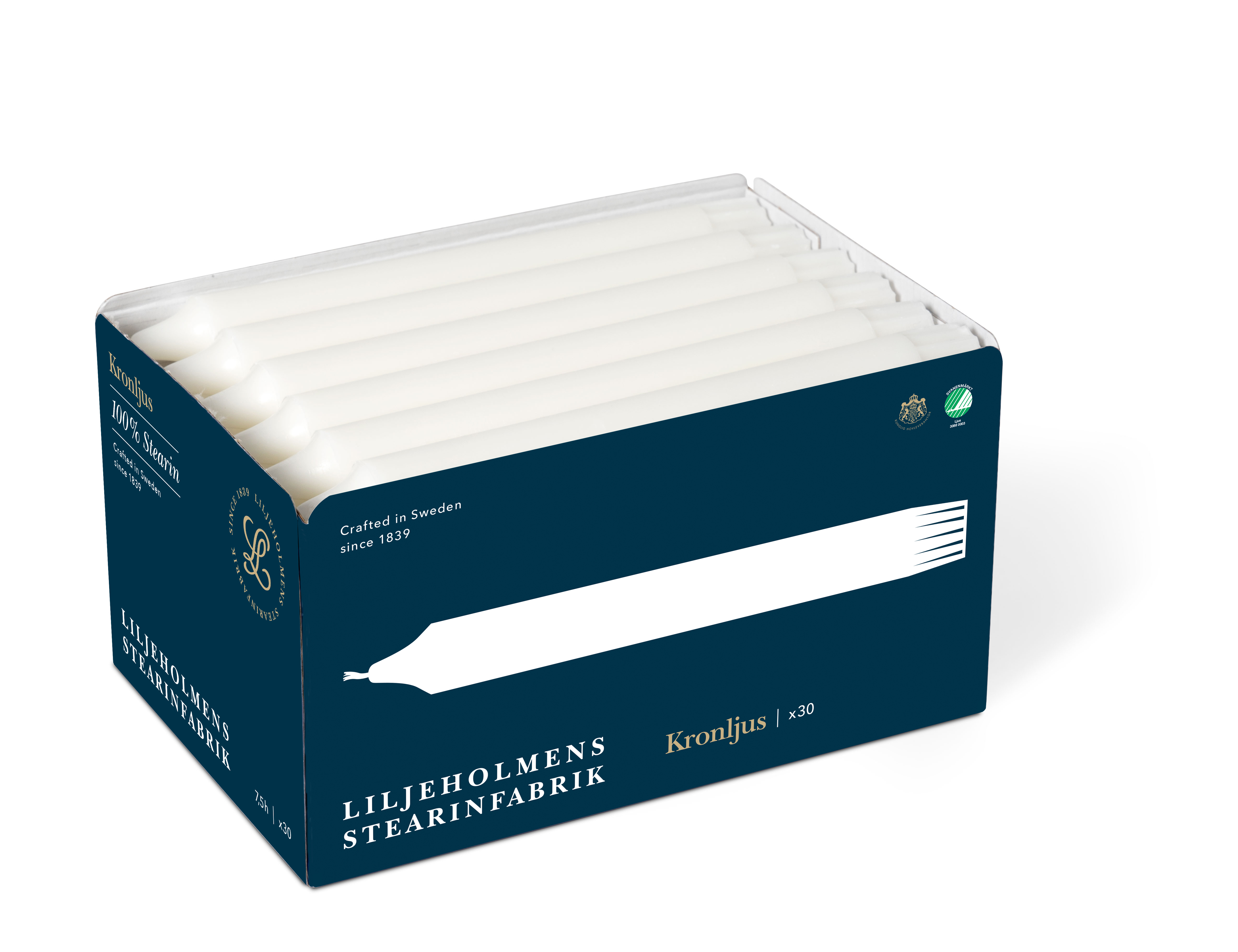 Kronljus 30 packs White - 2