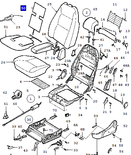 Heating pad back 9-3 98-03