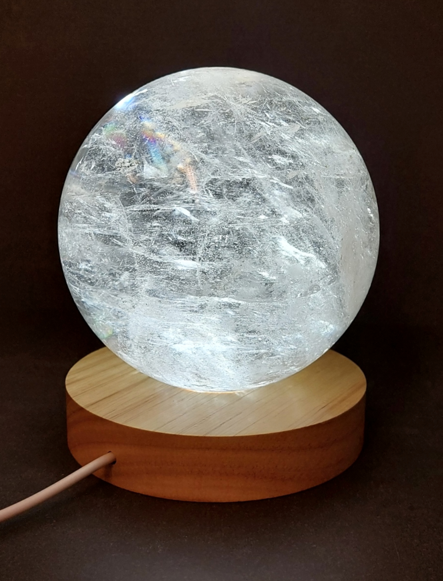 Bergkristall Kula - AA+kvalitet  - 10,5cm
