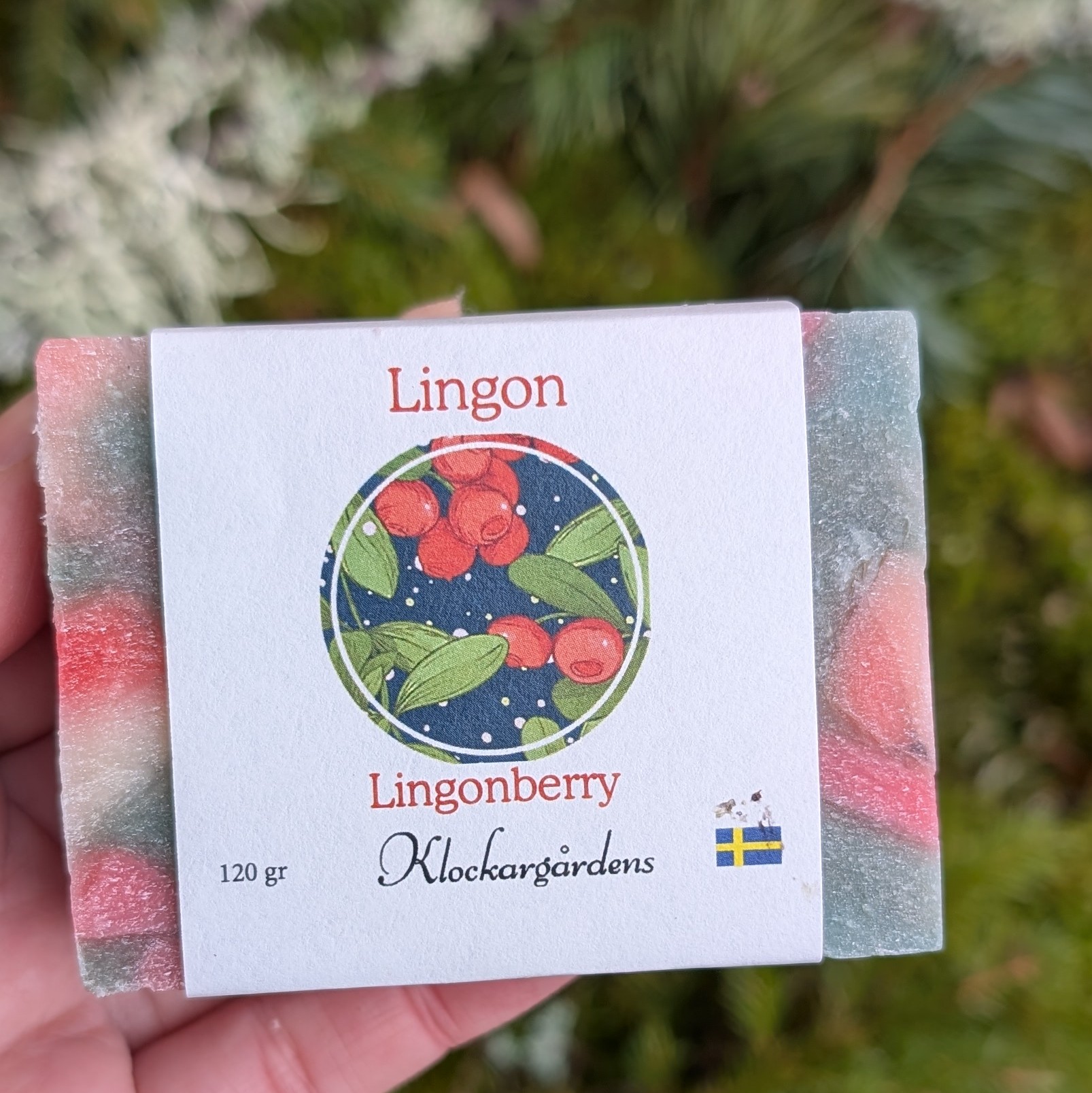 Lingon - Naturtvål