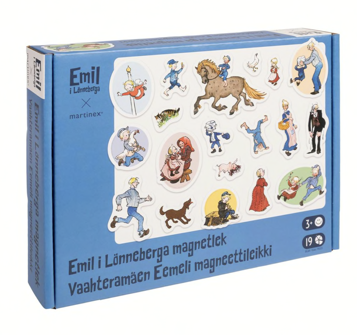 Emil i Lönneberga - Magnetlek 19 delar