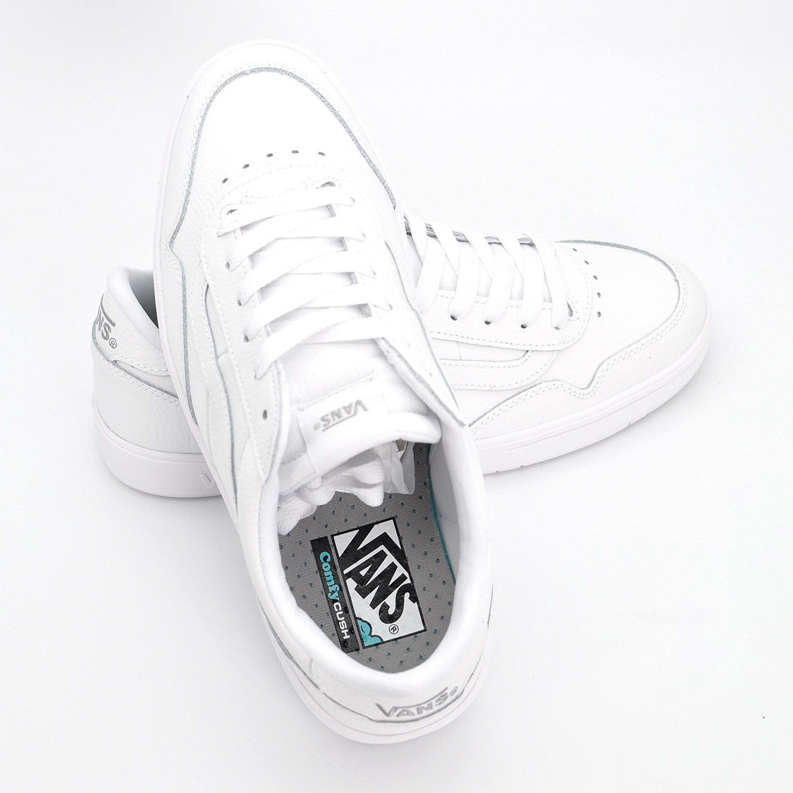 Vans Cruze Too Comfycush Leather True White Appertiff Workshop