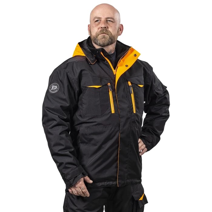 Vinterjacka Foster svart / orange