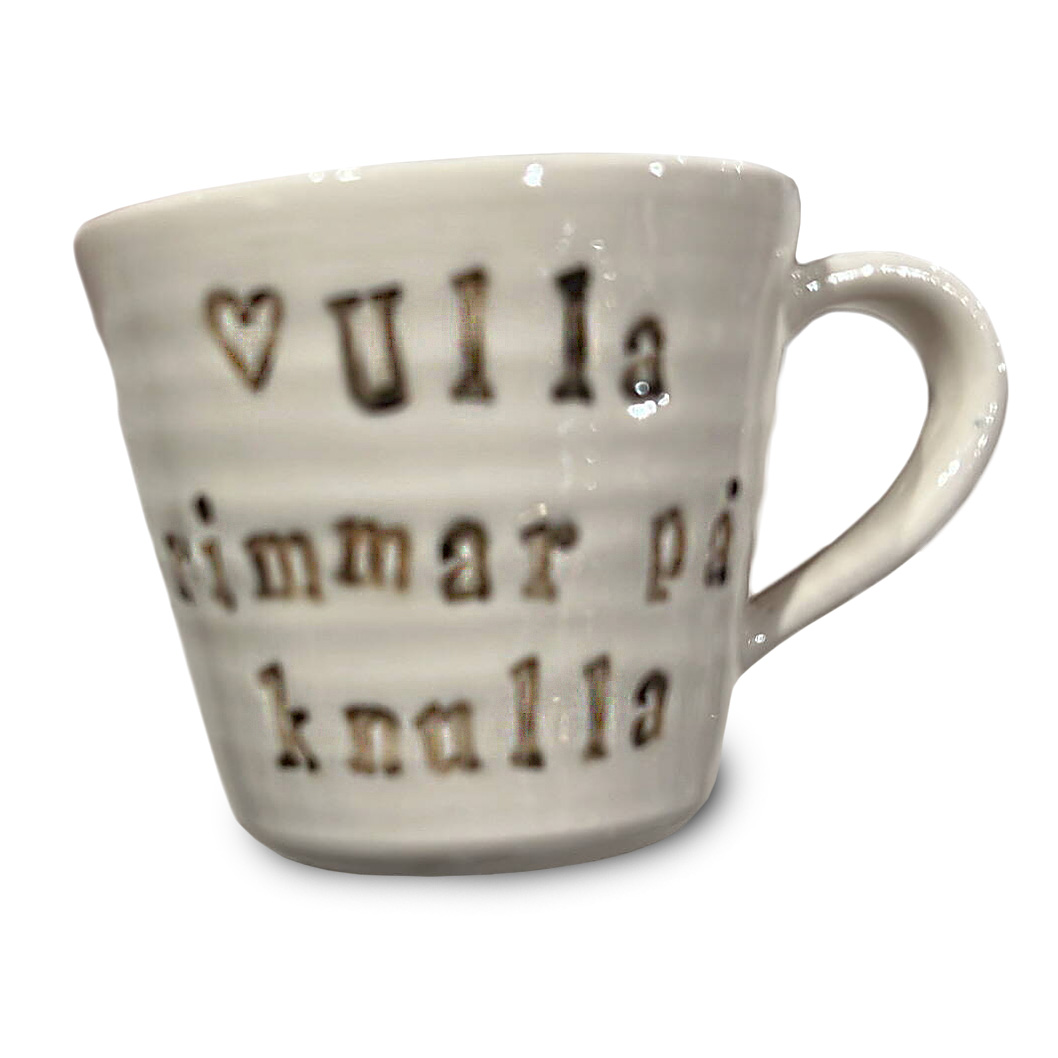 Mugg / Ulla rimmar på 