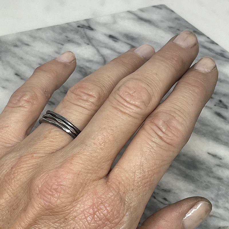 Silver ring - Fasset - 6