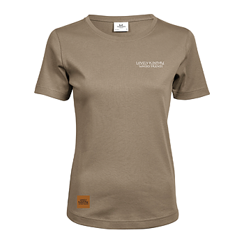 LKW Fitted T-shirt Beige