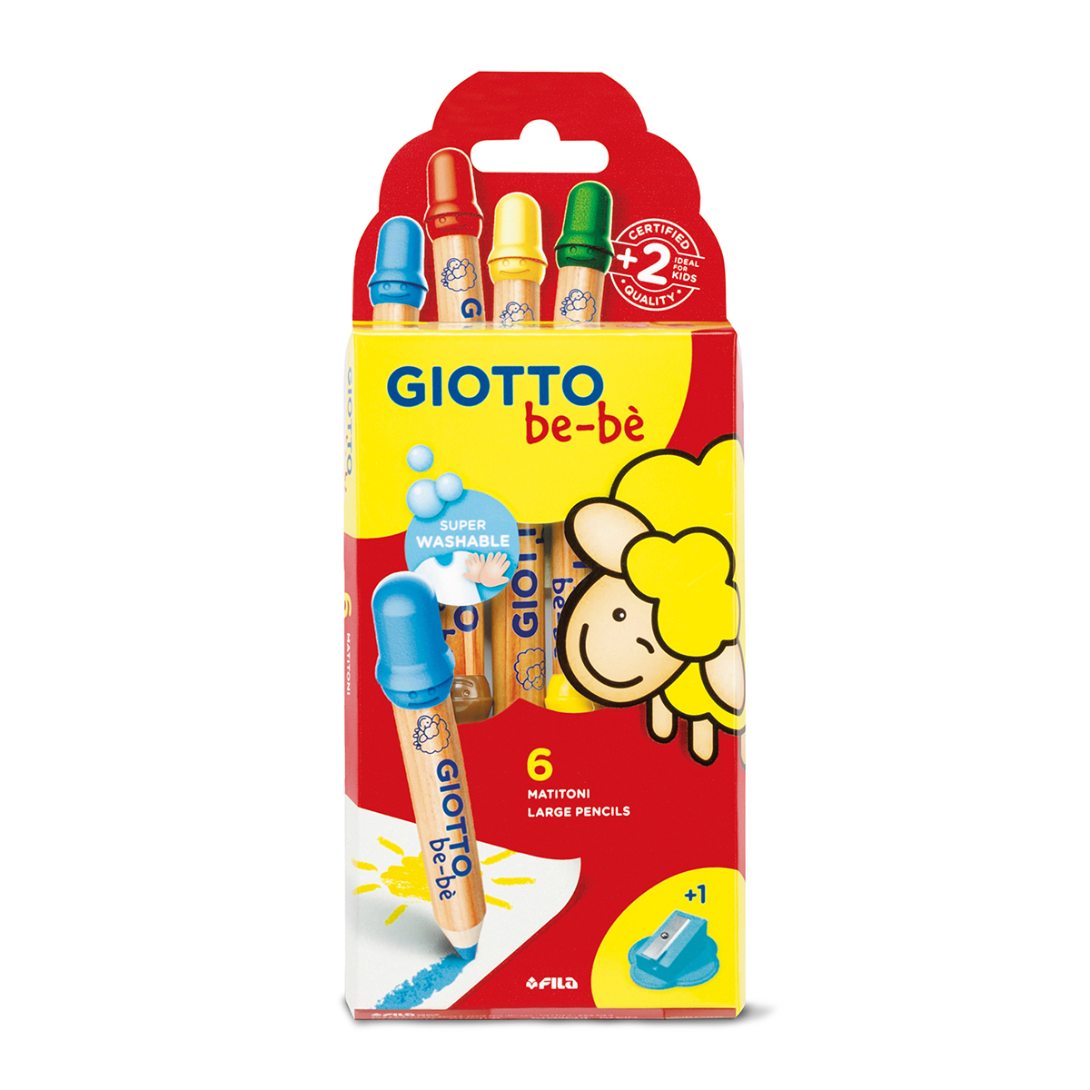 Färgpennor 6 st Giotto bebé