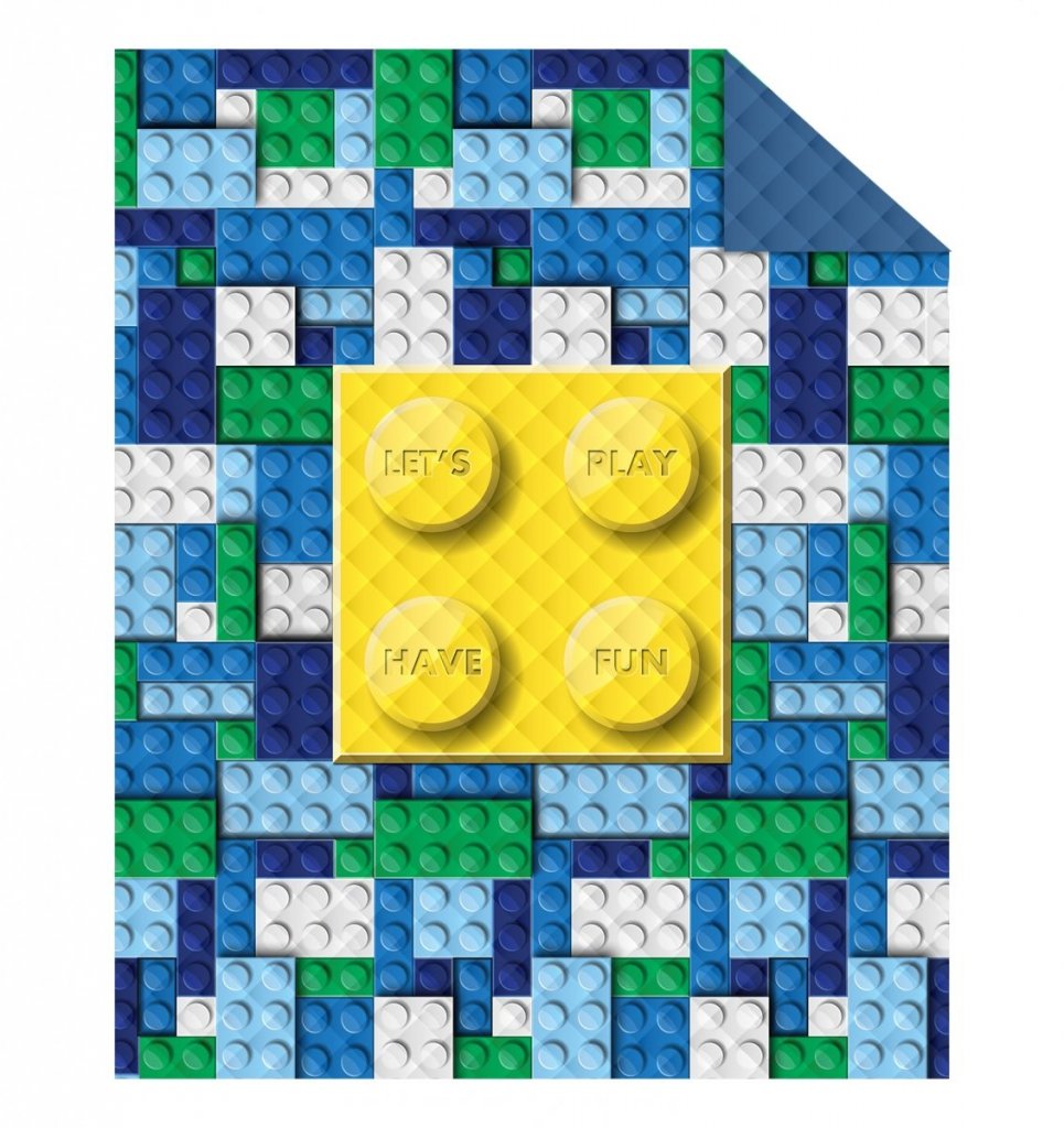 Lego  Överkast Klossar 170x210 - 2