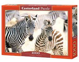 Young Zebras 1000 Bitar Castorland - 2
