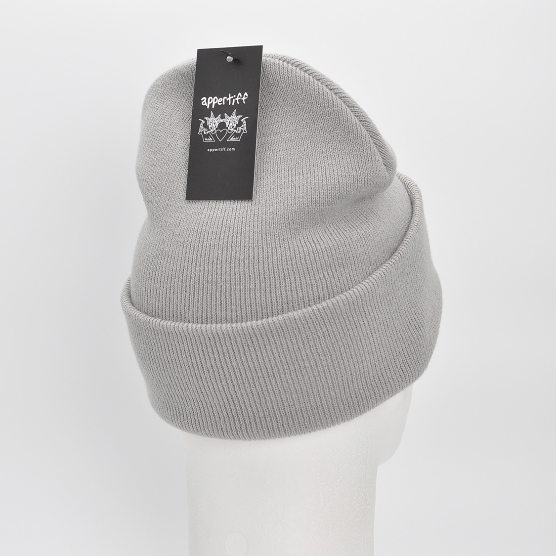 appertiff - Classic Beanie Light Grey - 5