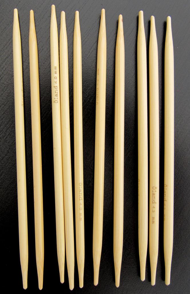 Strumpstickor, Bambu 13 cm