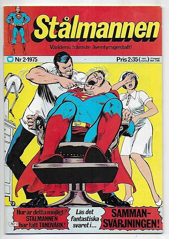Stålmannen 1975 Nr 2 FN/VF