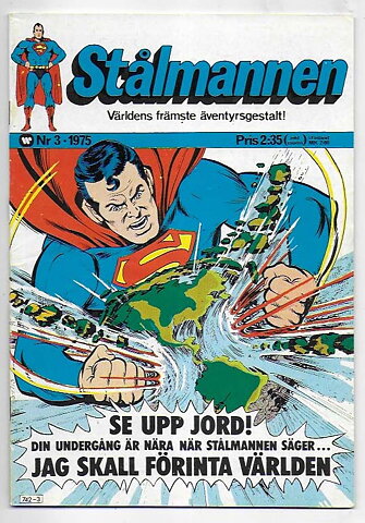 Stålmannen 1975 Nr 3 FN/VF