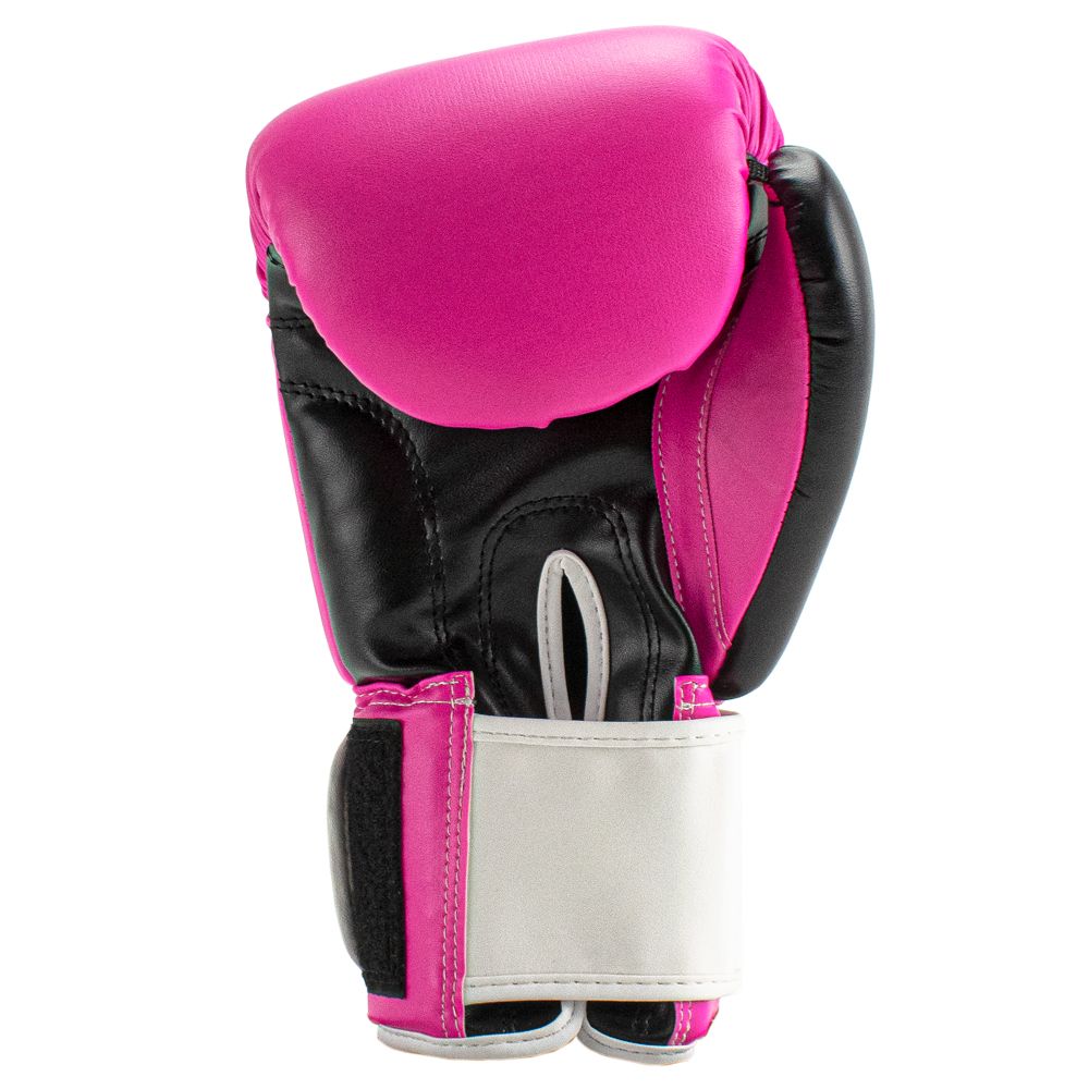 Super Pro  boxhandske Rebel Svart/rosa 6-16 oz - 3