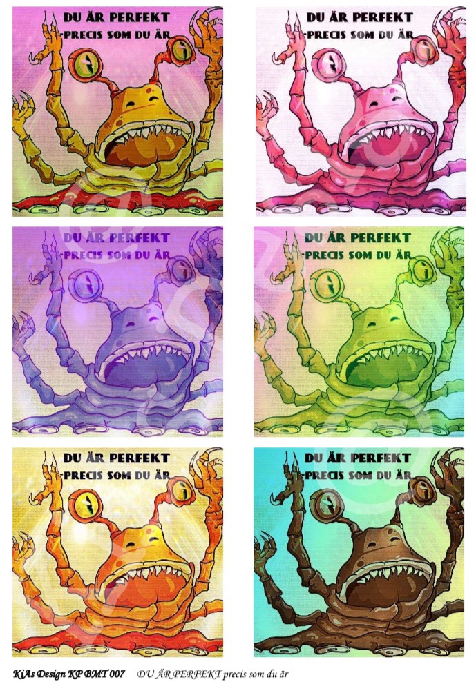 KD BMT 007 -DU ÄR PERFEKT precis som du är 