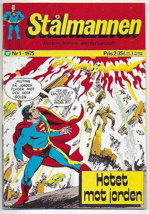 Stålmannen 1975 Nr 1 VG