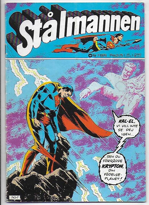 Stålmannen 1976 Nr 7 GD/VG