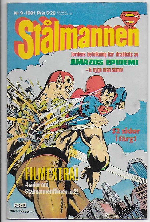 Stålmannen 1981 Nr 9 VG/FN