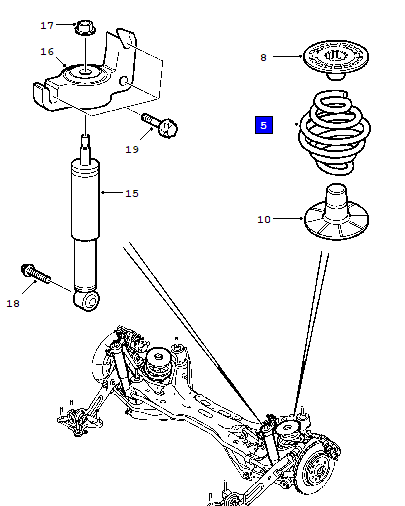 Rear suspension 9-3 06-11