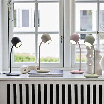 Ellie LED-lampa/Högtalare/Qi - Finns i 5 färger