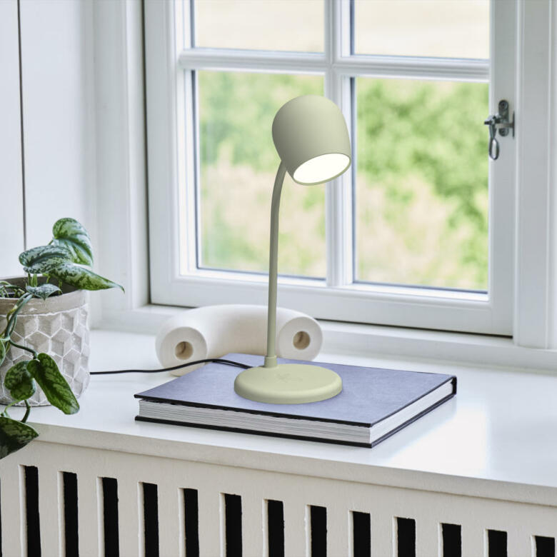 Ellie LED-lampa/Högtalare/Qi - Finns i 5 färger - 8