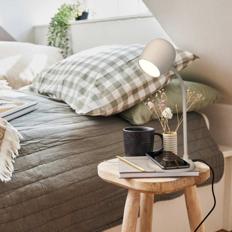 Ellie LED-lampa/Högtalare/Qi - Finns i 5 färger - 10