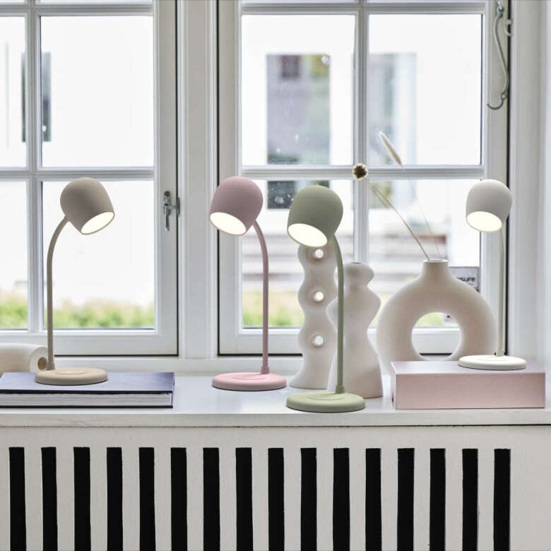 Ellie LED-lampa/Högtalare/Qi - Finns i 5 färger - 12