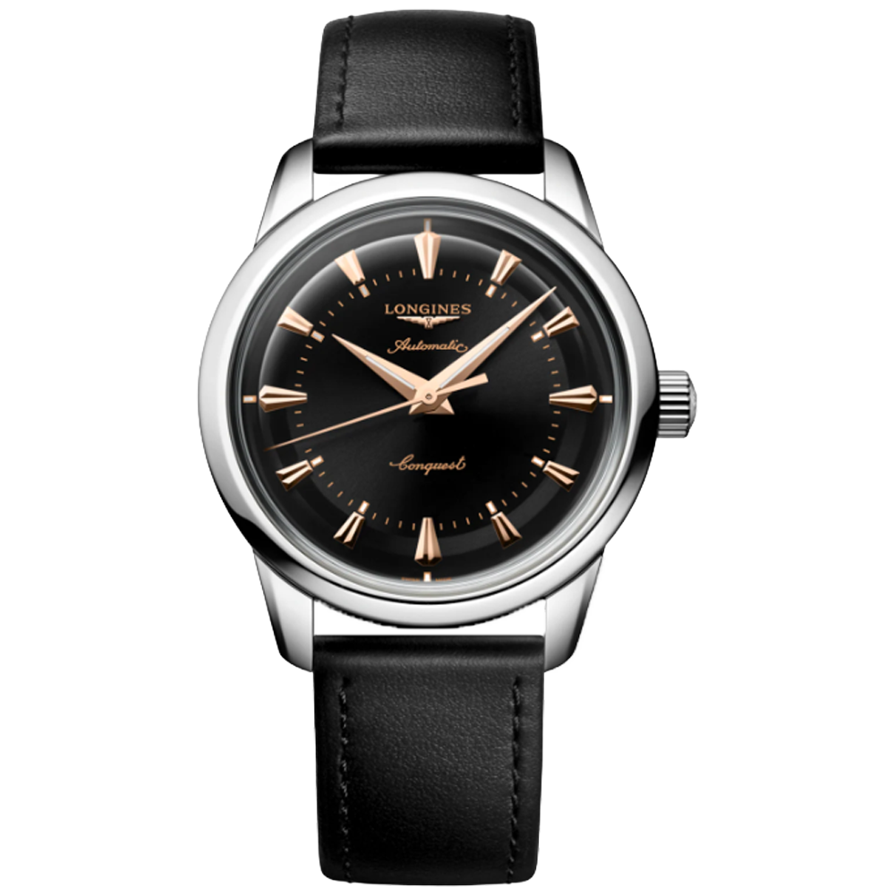 L1.649.4.52.2 Longines Conquest Heritage Classic 38 svart