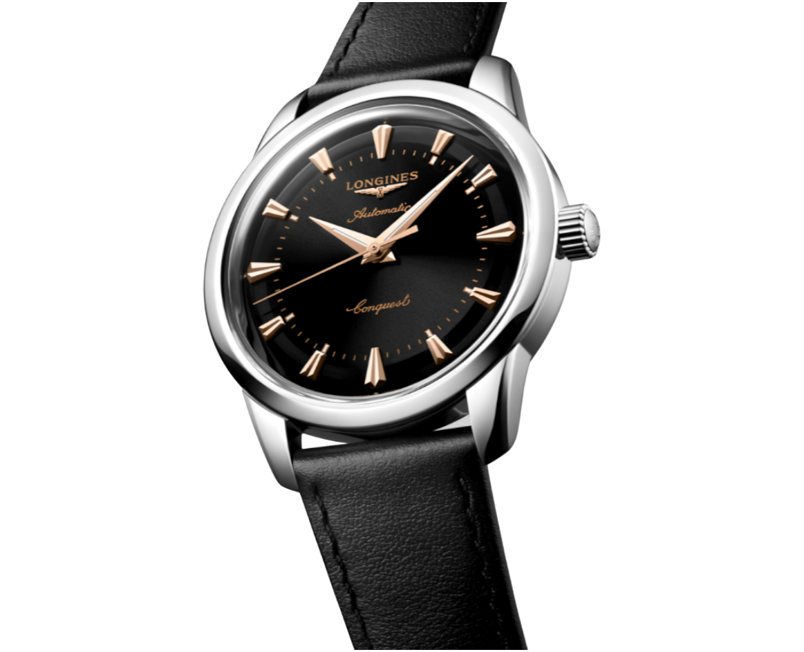 L1.650.4.52.2 Longines Conquest Heritage Classic 40 svart