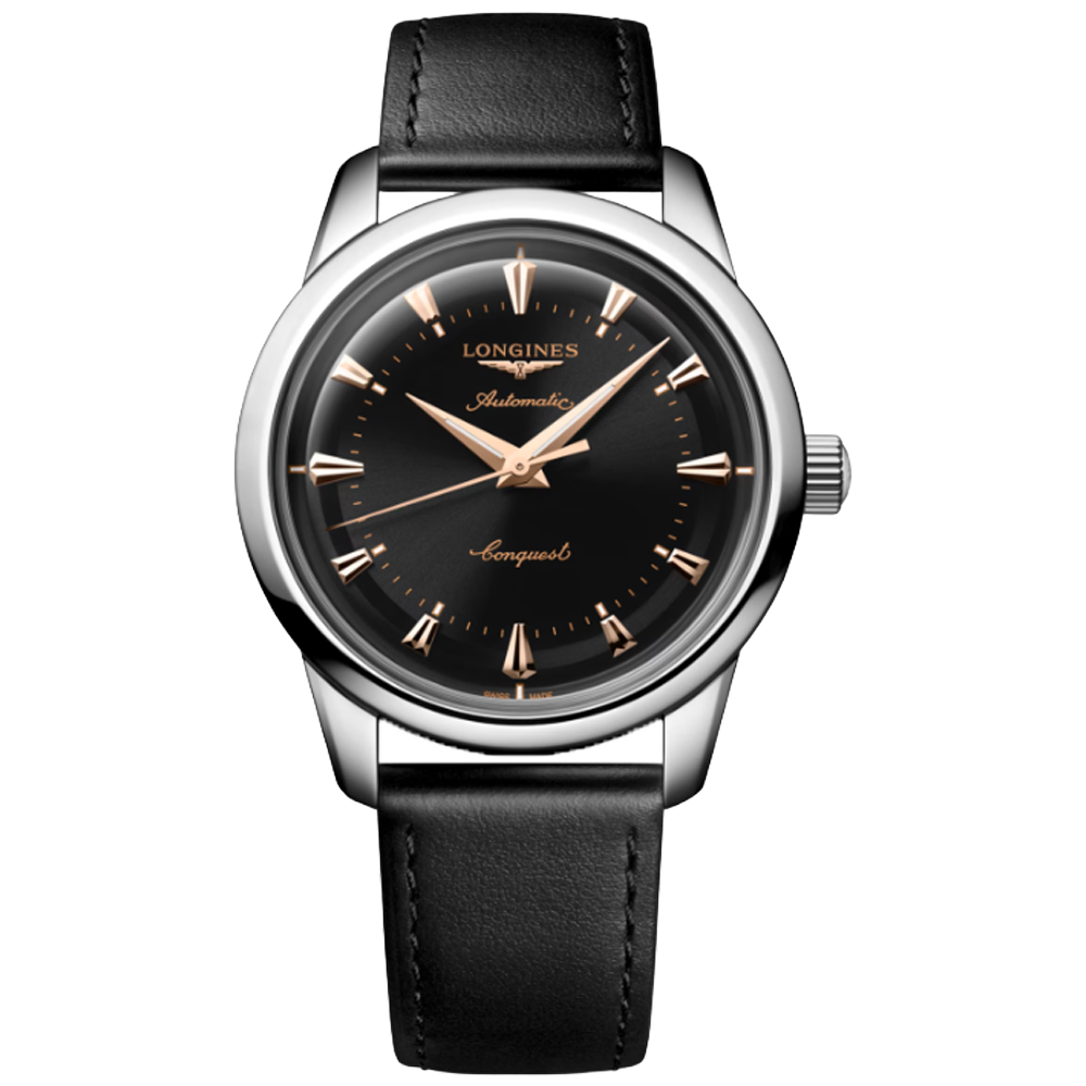 L1.650.4.52.2 Longines Conquest Heritage Classic 40 svart