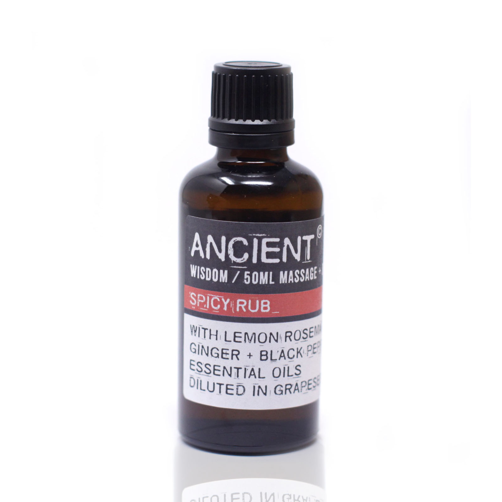 Ancient Wisdom Spicy Rub Massageolja - 50 ml