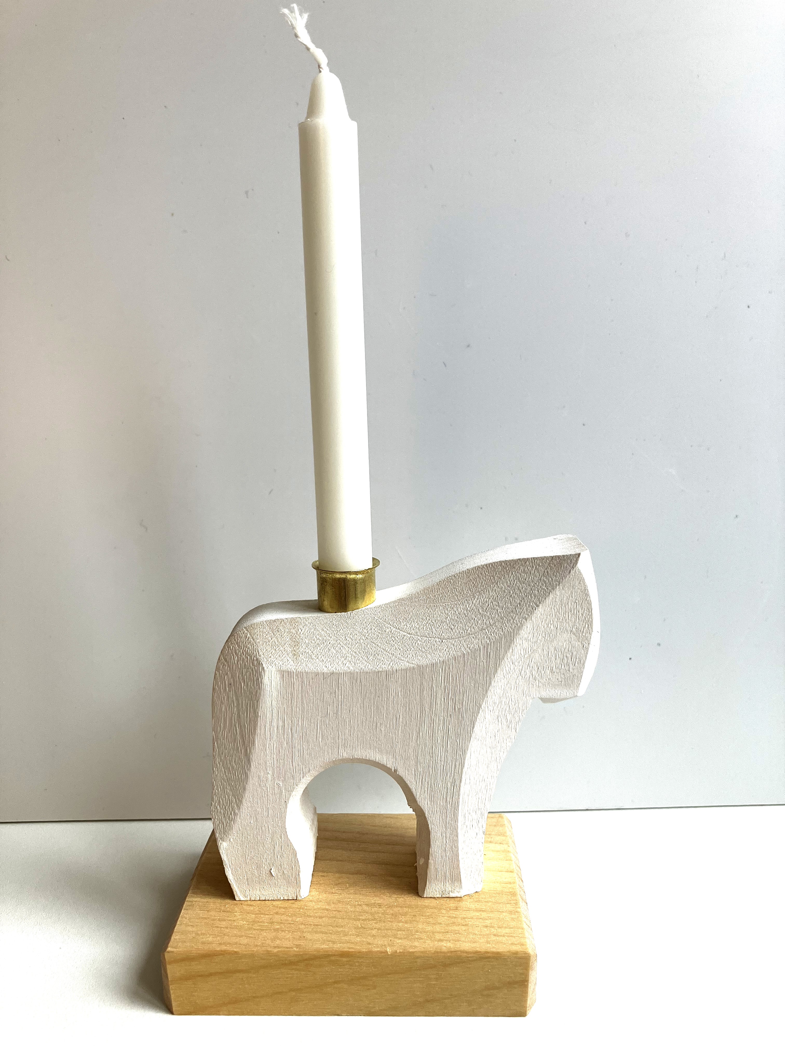 Träljusstake Häst