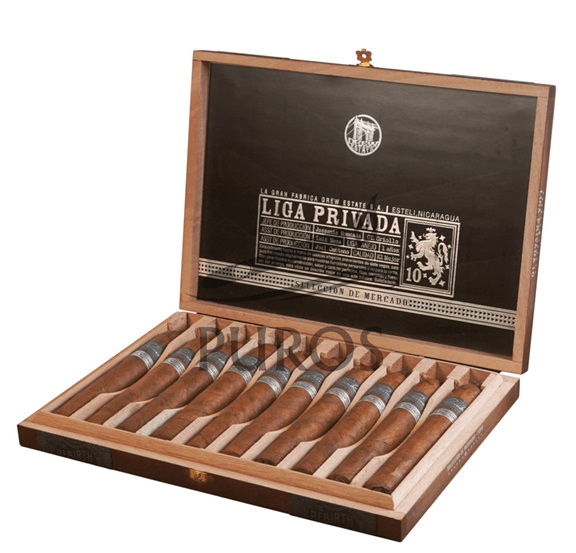 Drew Estate Liga Privada 10 Seleccion de Mercado Toro Box 10p