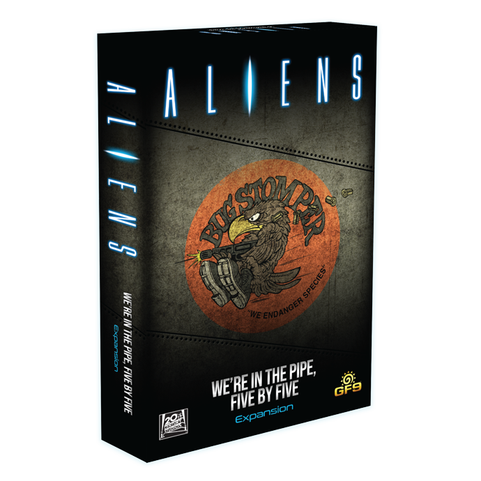 Aliens Boardgame We`re in the Pipe Five by Five