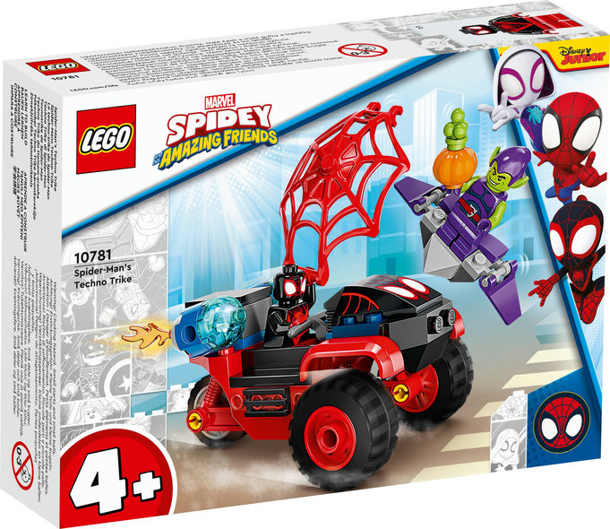 Marvel Miles Morales: Spider-Mans Techno-trehjuling 10781