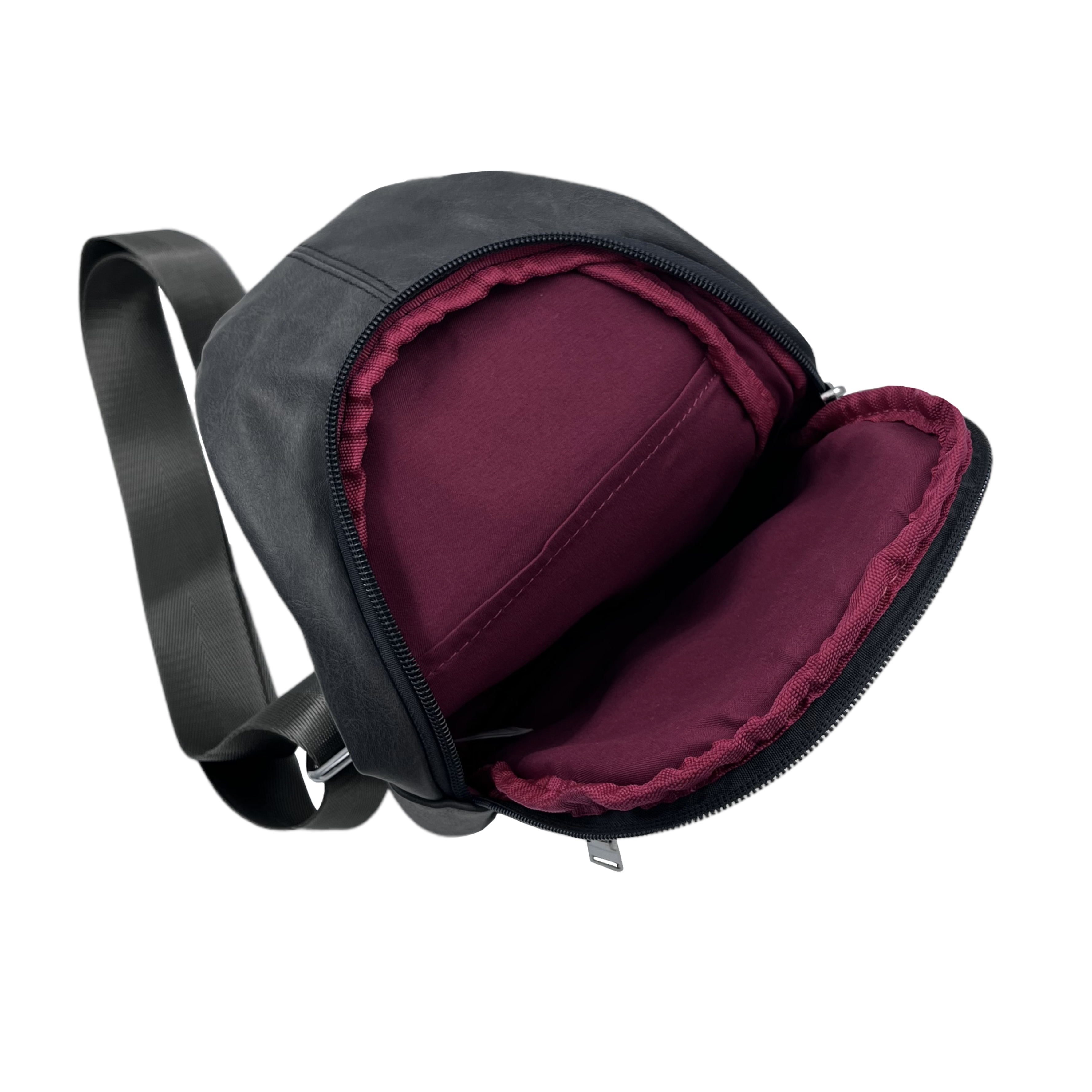 Axelväska crossbody, grå - 3