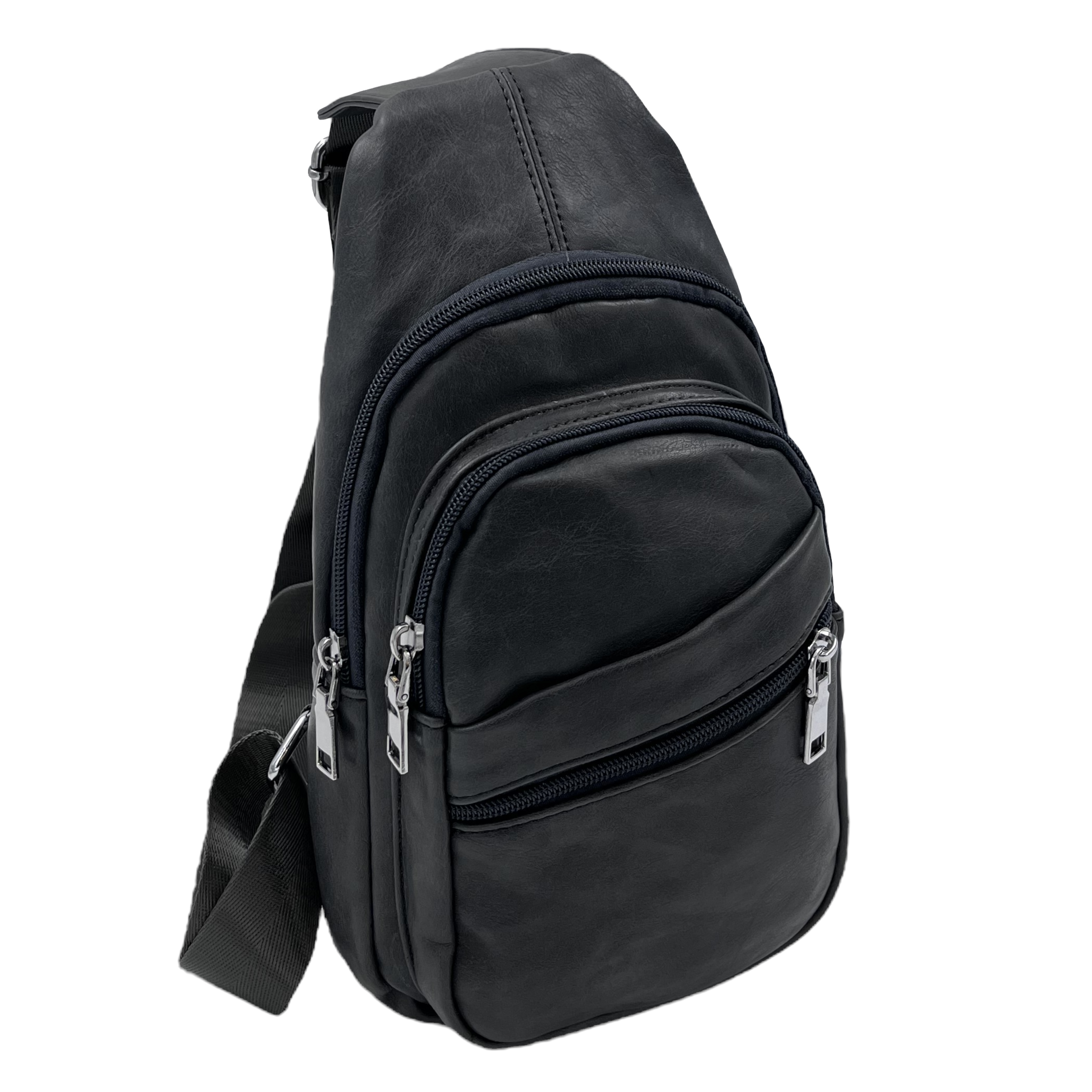 Axelväska crossbody, grå