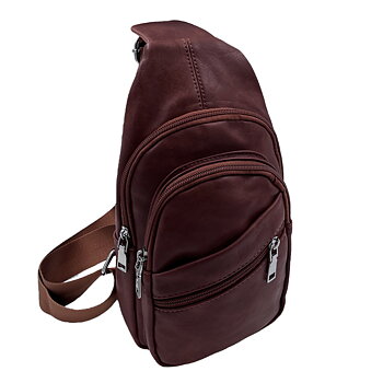 Axelväska crossbody, brun
