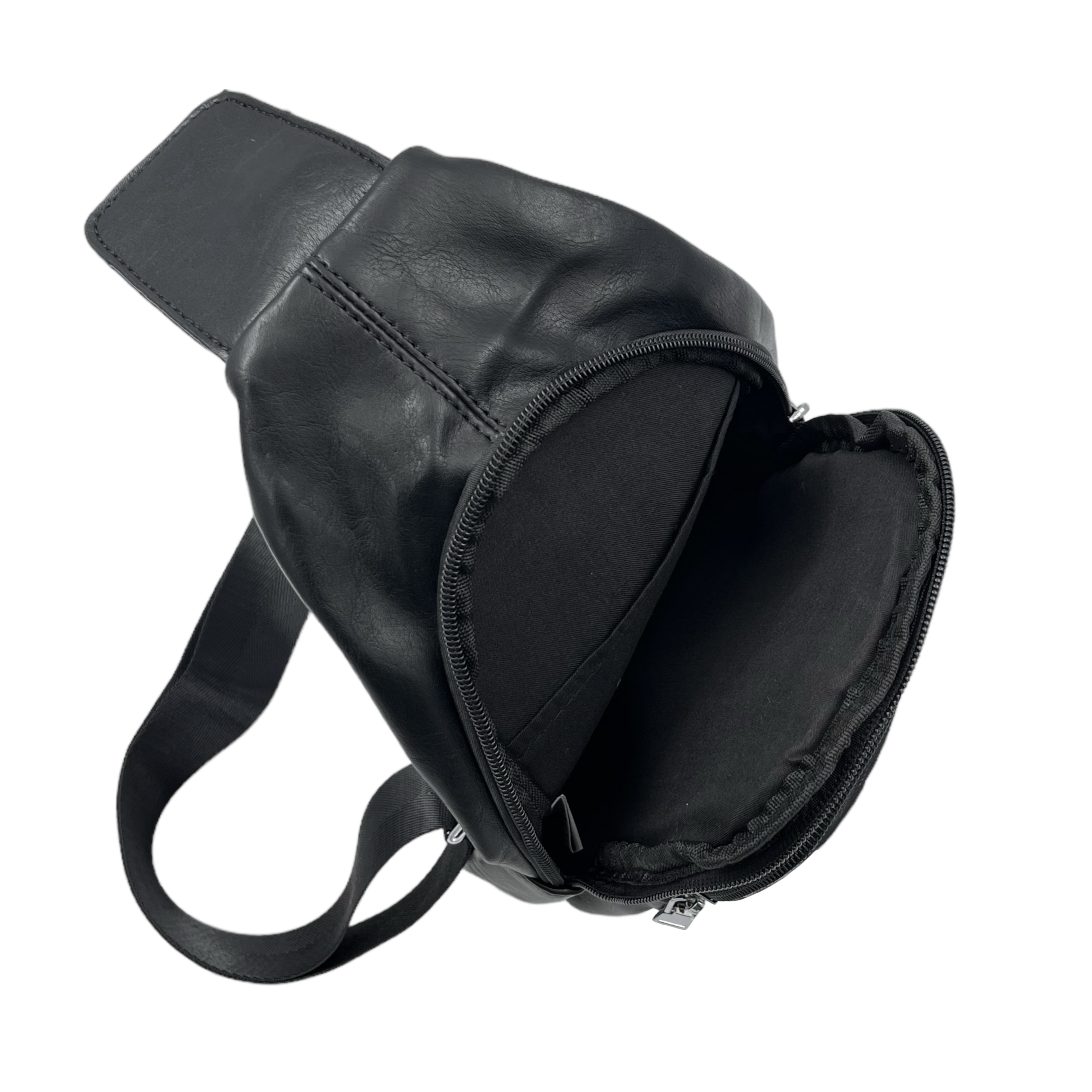 Axelväska crossbody, svart - 3