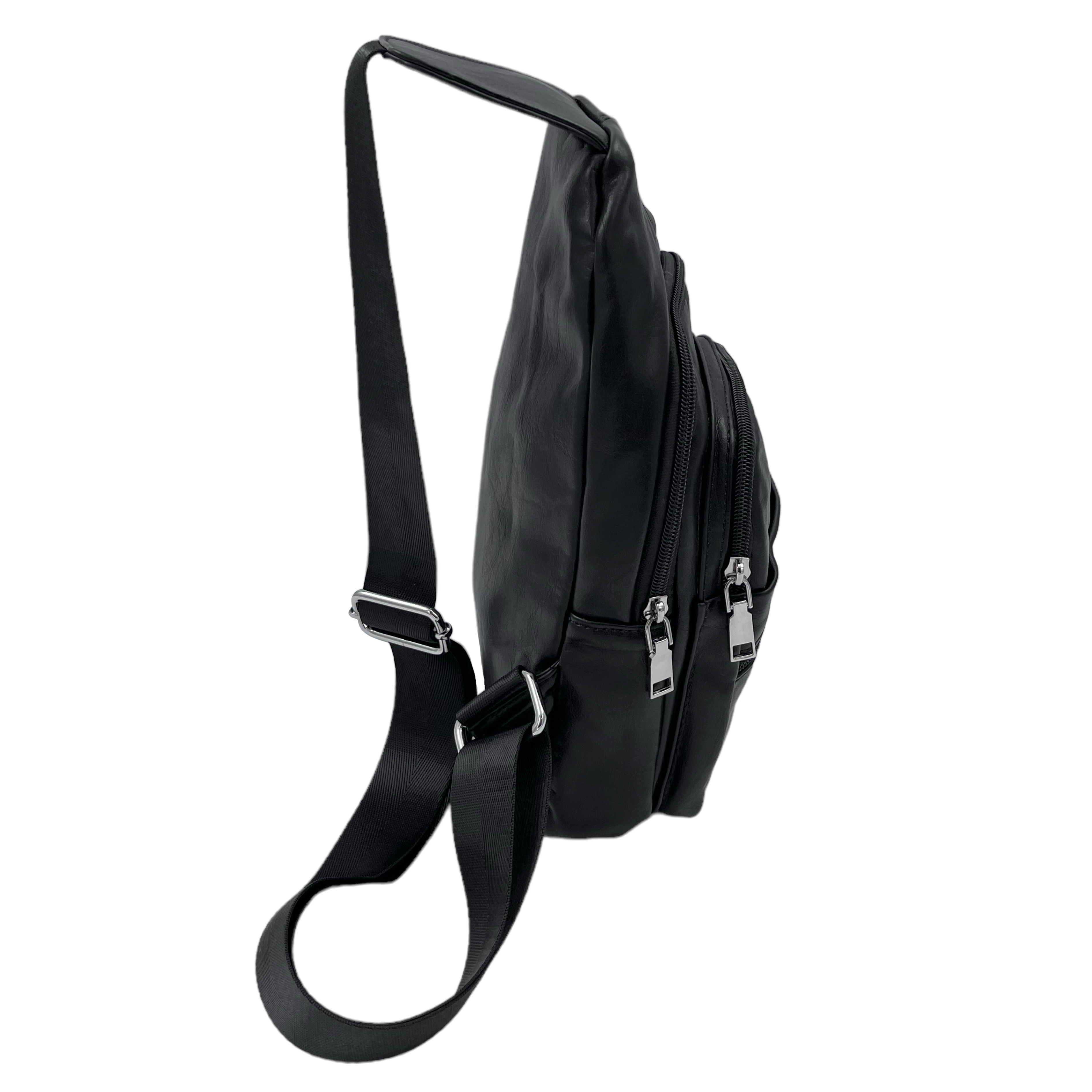 Axelväska crossbody, svart - 2