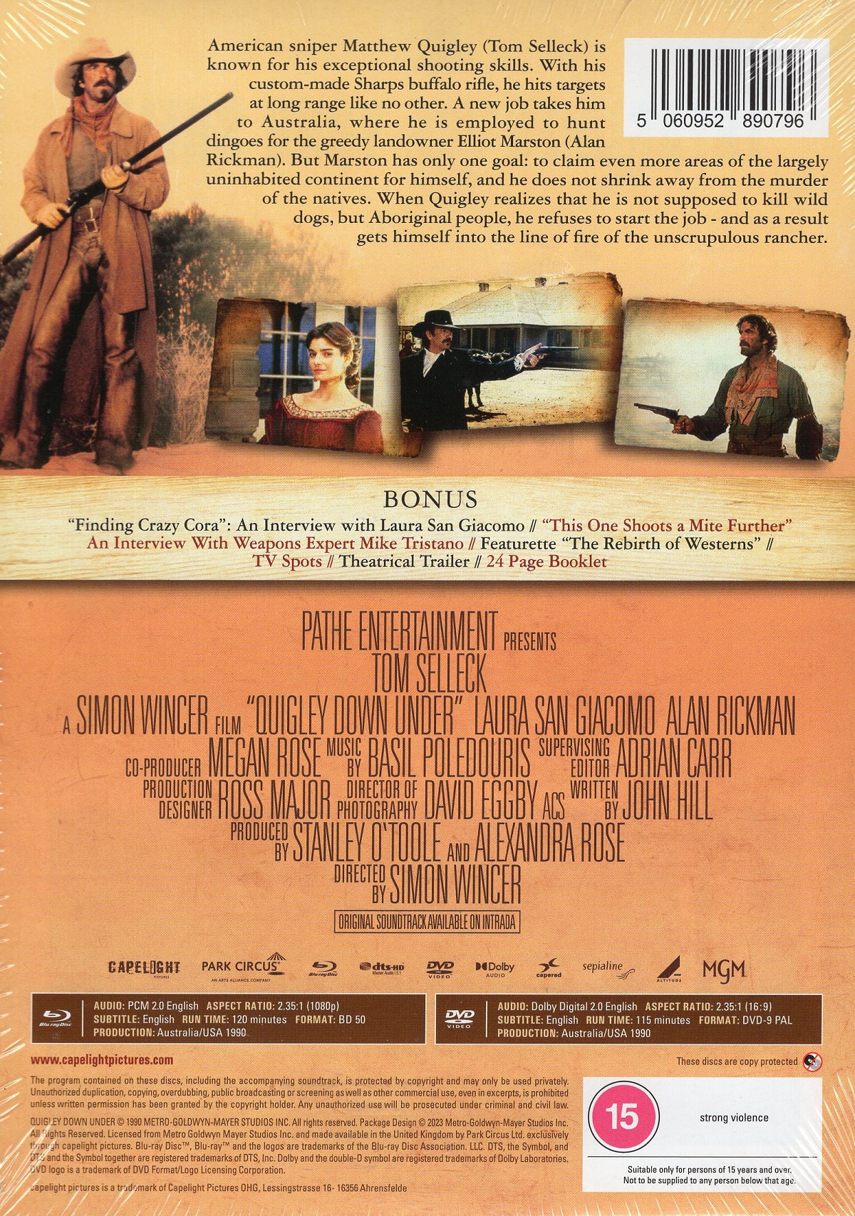 Quigley Down Under (Limited Edition) (ej svensk text) (Blu-ray + DVD) - 2