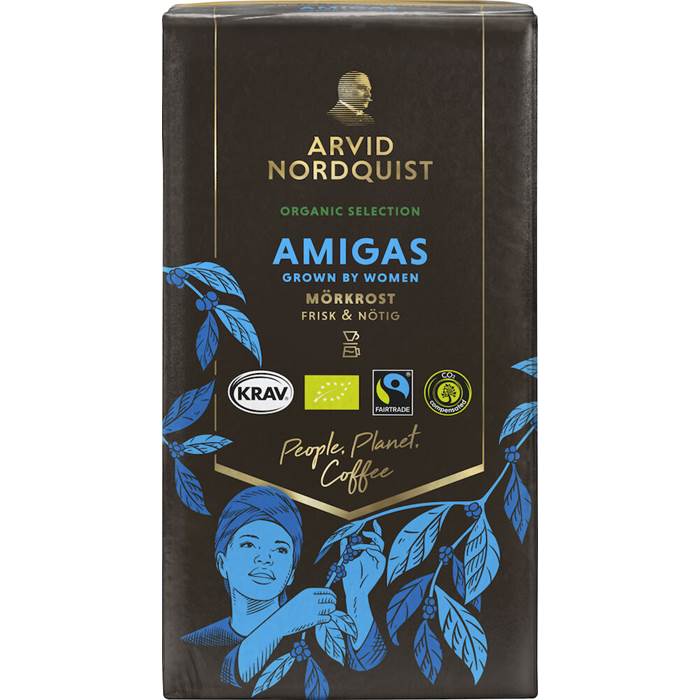 Kaffe Amigas Mörkrost 450 g - 2