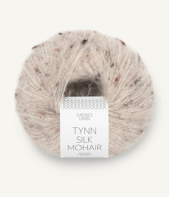 Tynn Silk Mohair - Greige Tweed 2600