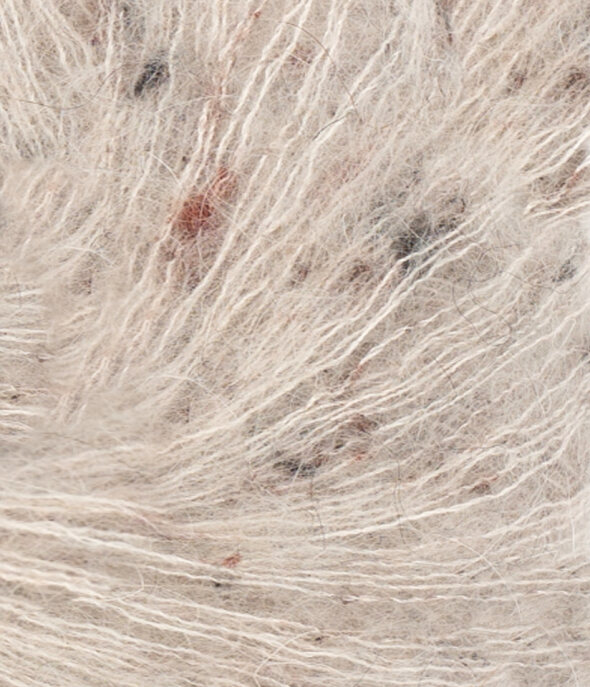 Tynn Silk Mohair - Greige Tweed 2600 - 2
